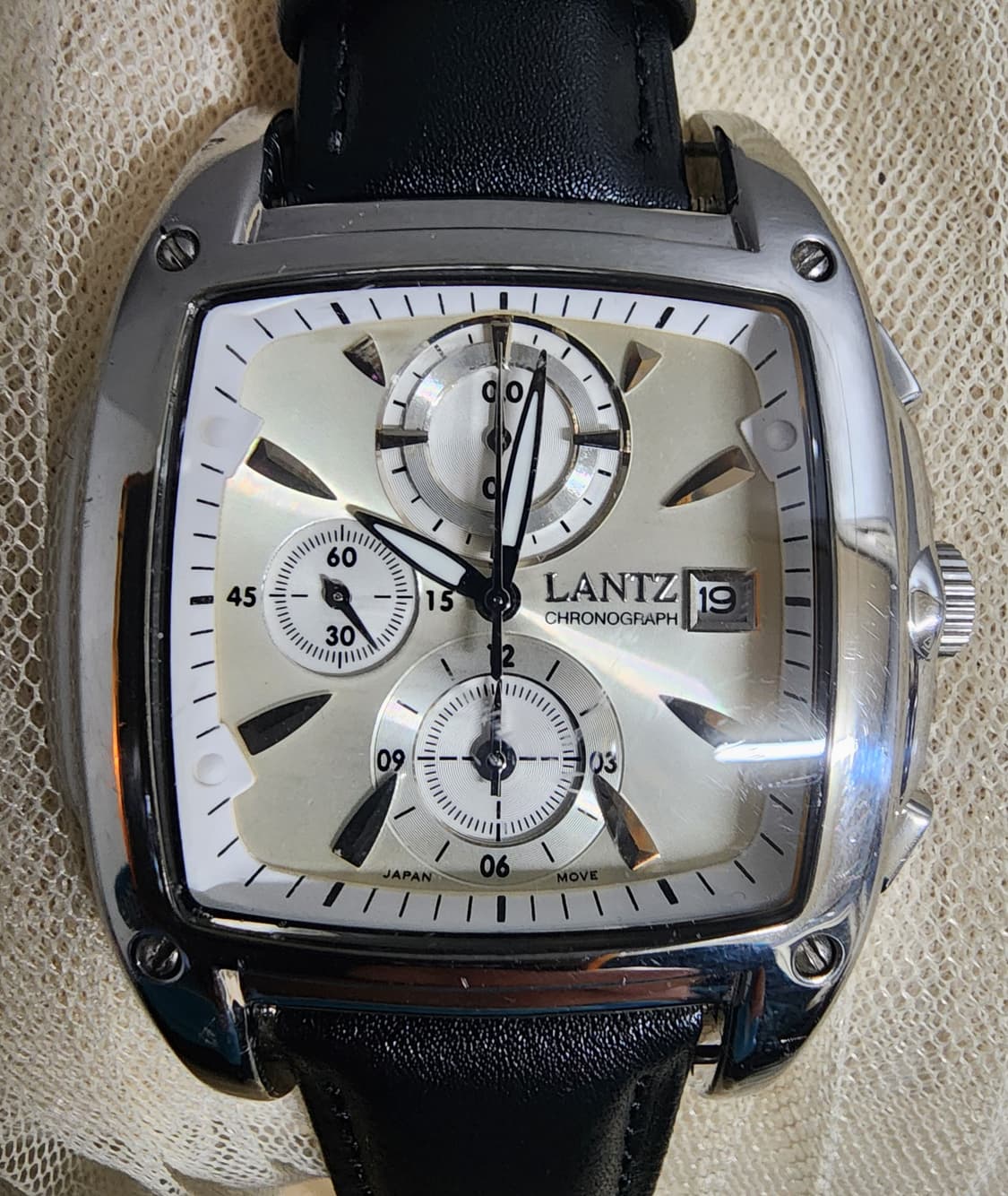 LANTZ 란츠 크로노그래프 가죽 시계 상품이미지6