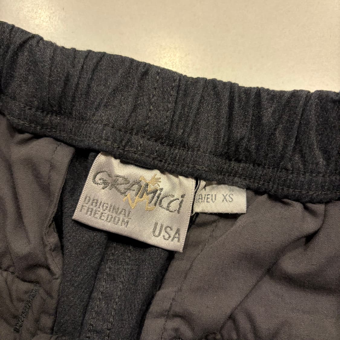 [S] 그라미치 벨트 코튼 팬츠 딥그레이 블랙 D565 상품이미지8