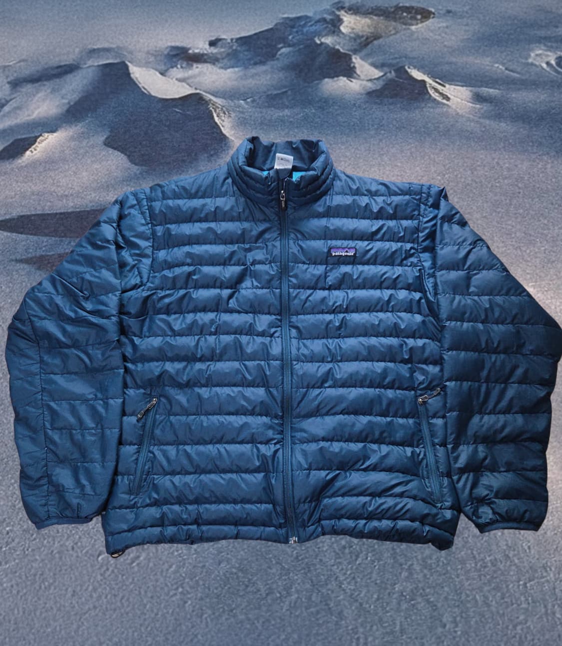 (L)파타고니아 네이비 다운스웨터 패딩 자켓 상품이미지1