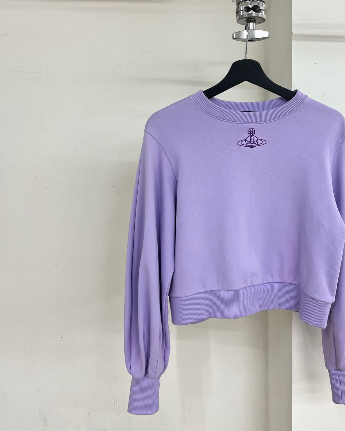 비비안웨스트우드 라벤더 코튼 크루넥 스웻셔츠 상품이미지3