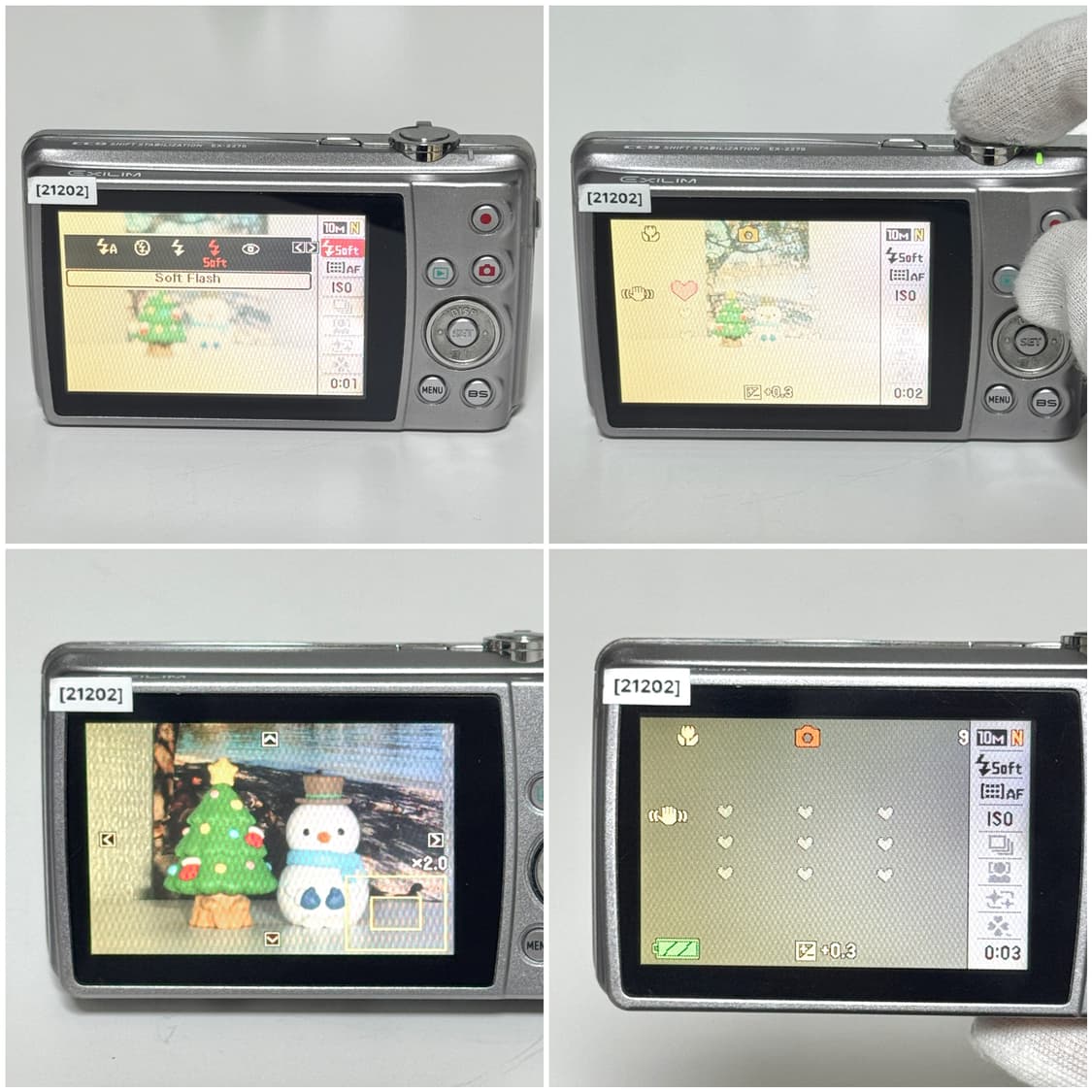 카시오 엑슬림 Z270 실버 빈티지디카 상품이미지5