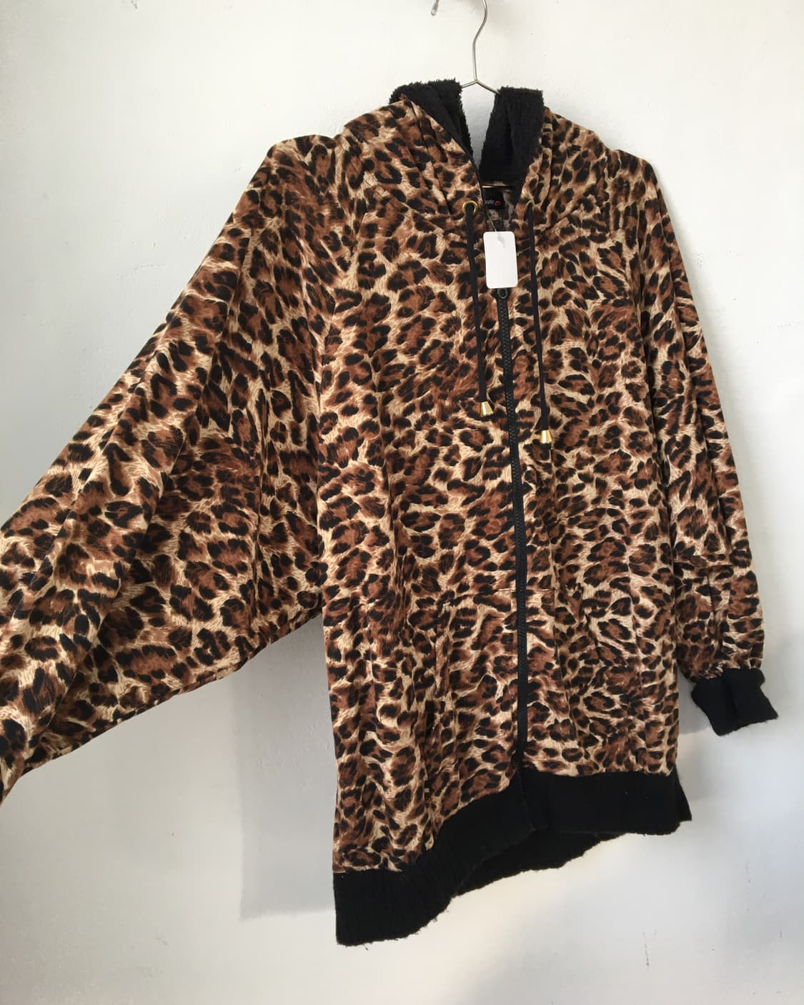 Leopard pattern hood zip up 상품이미지4