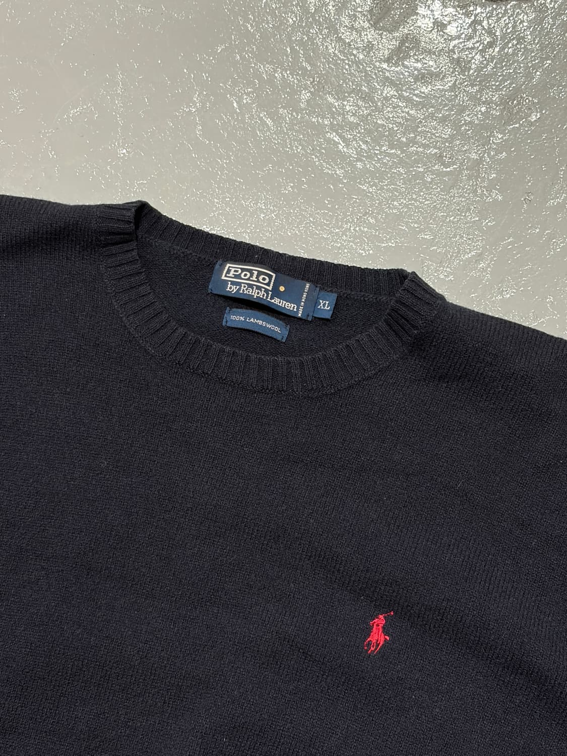 폴로 랄프로렌(Polo Ralph Lauren) 램스울 네이비 니트 상품이미지1