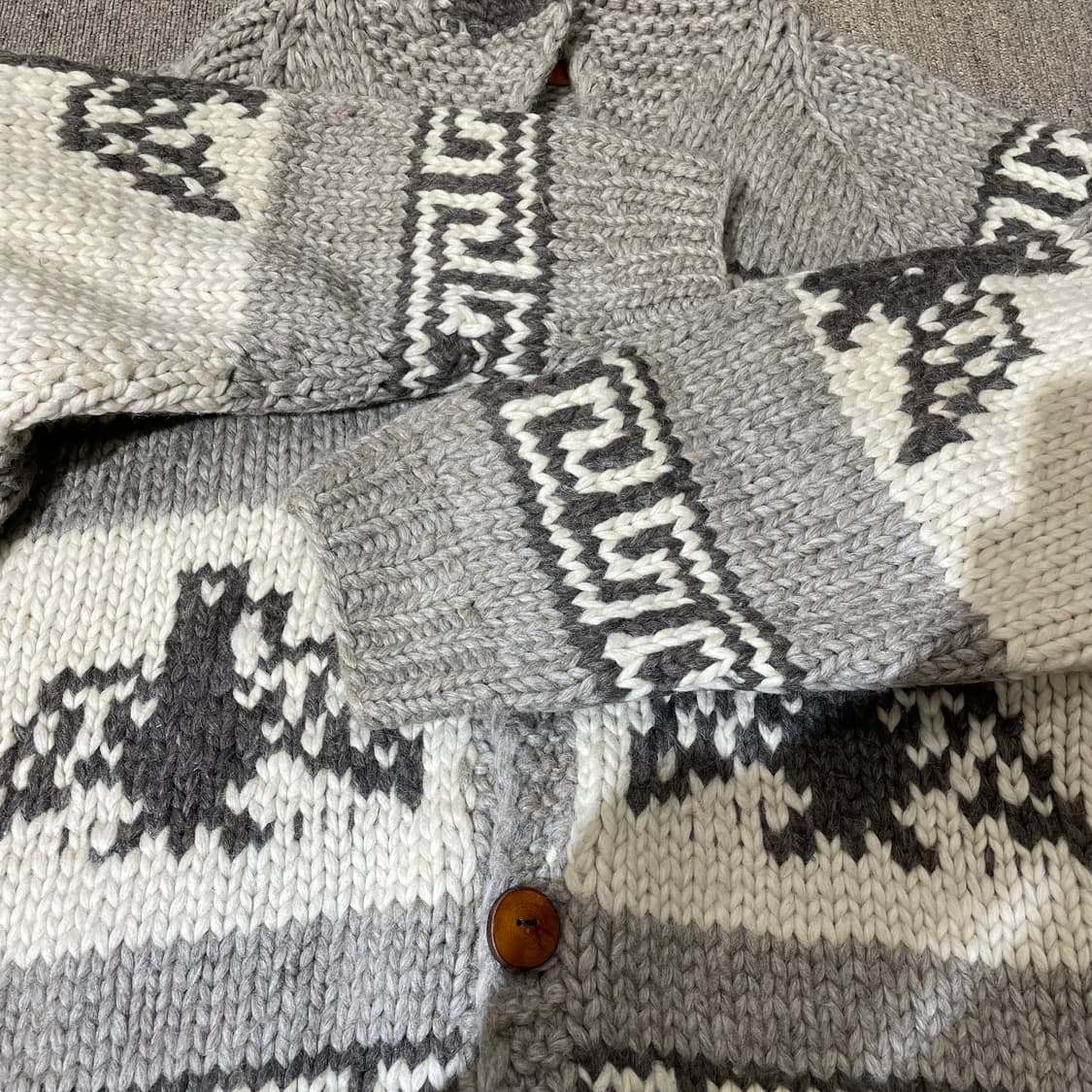  (L) Cowichan 코위찬 니트 가디건 상품이미지5