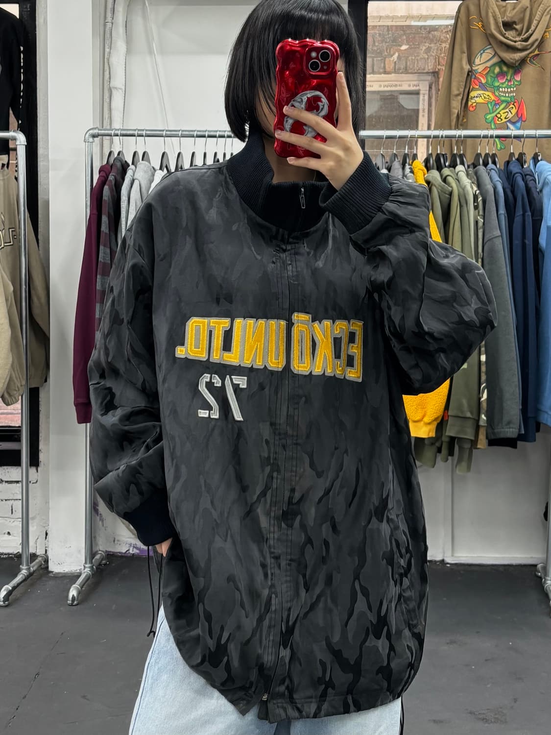 에코 언리미티드 카모 올드스쿨 바람막이 상품이미지4