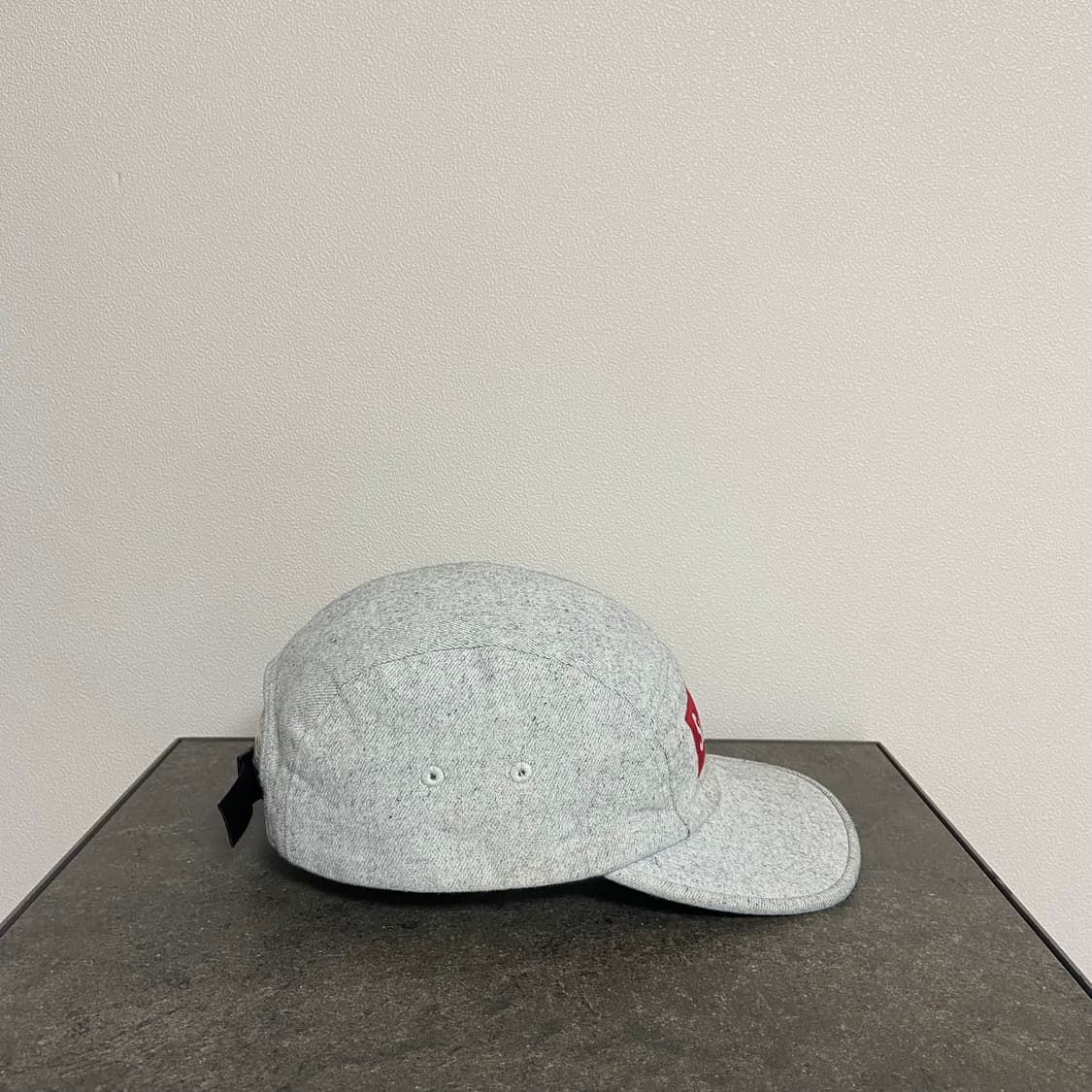 (OS) 슈프림 박스로고 캠프캡 모자 데님 내츄럴 화이트 상품이미지3