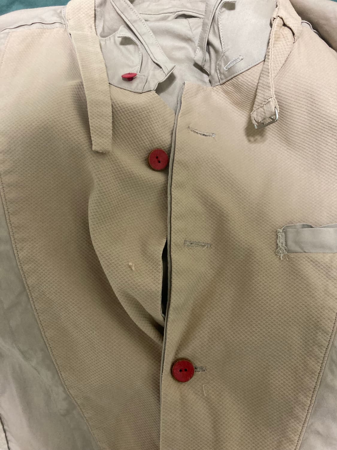 언더커버 beige shirt jacket 상품이미지2