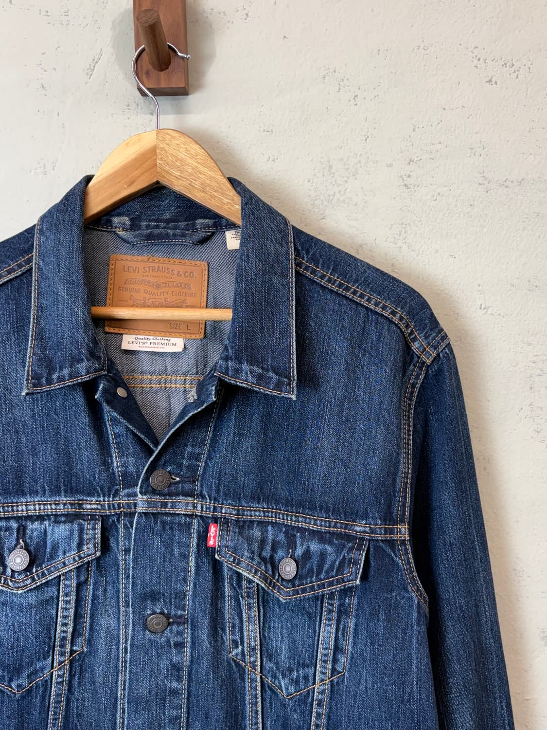 리바이스 프리미엄 빈티지 데님 트러커 자켓 상품이미지2