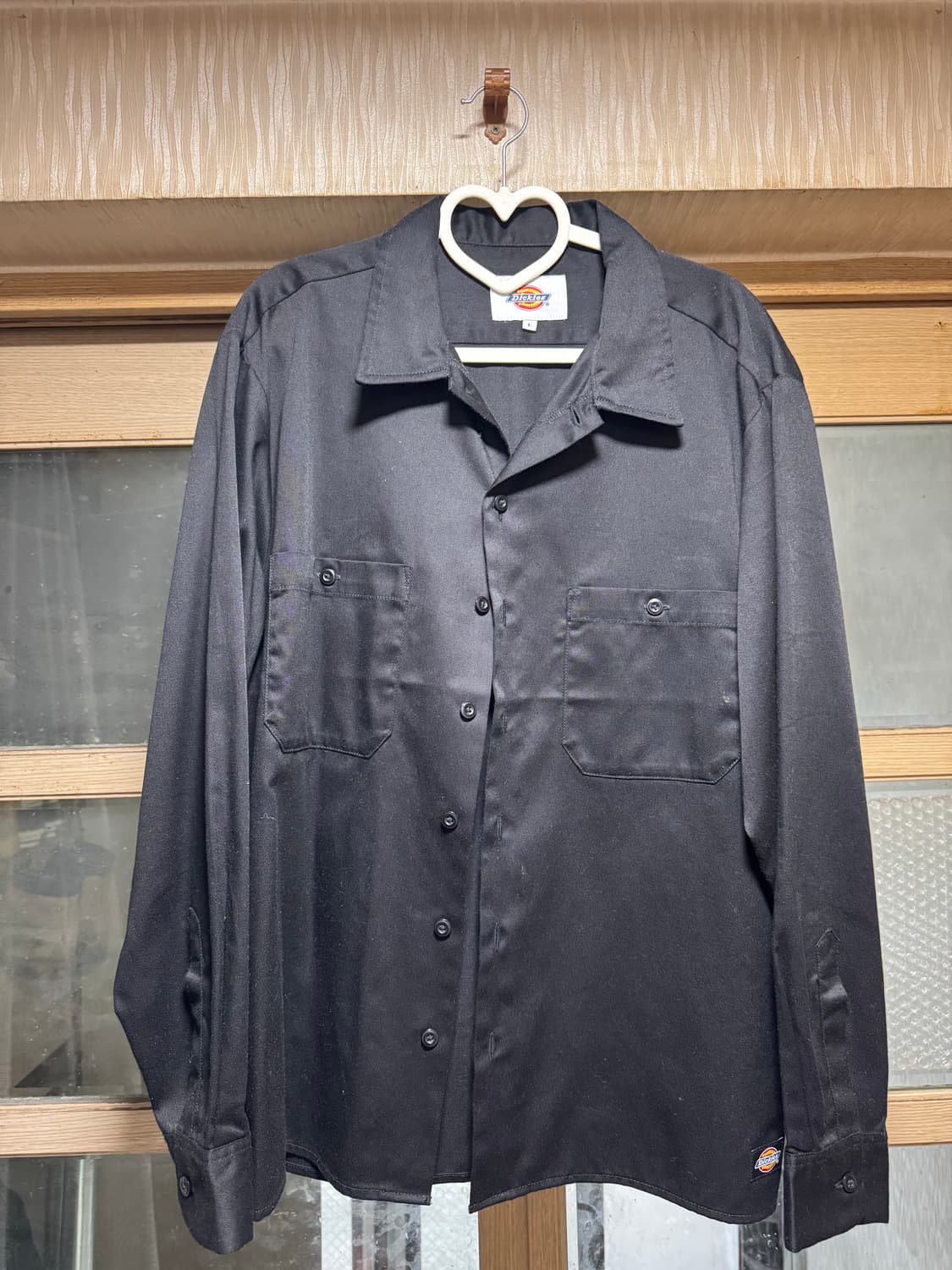 Dickies 블랙 코튼 셔츠 상품이미지1