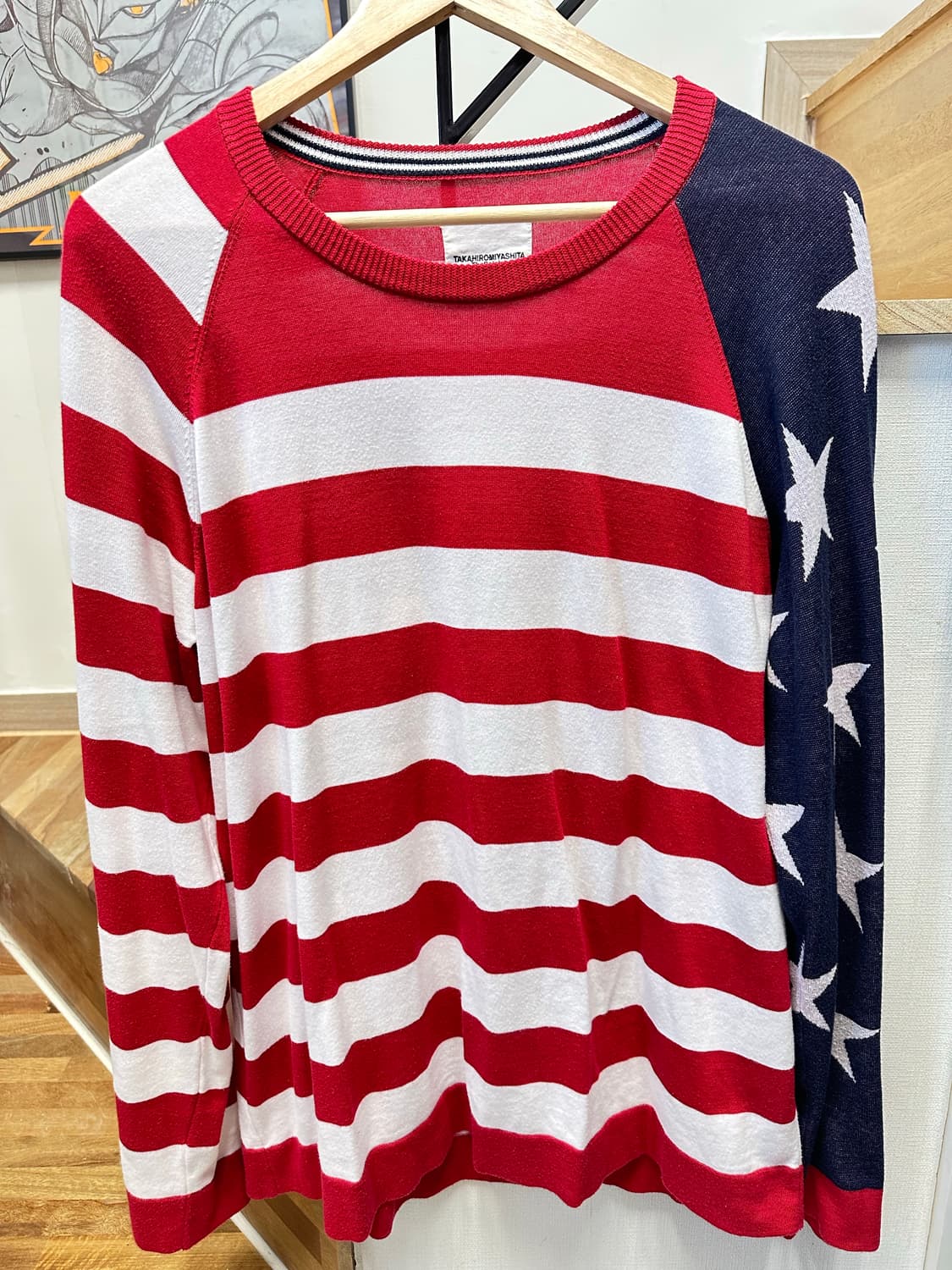 더 솔로이스트 성조기 니트 상품이미지1