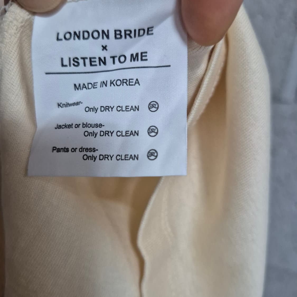 LONDON BRIDE × LISTEN TO ME 상품이미지6
