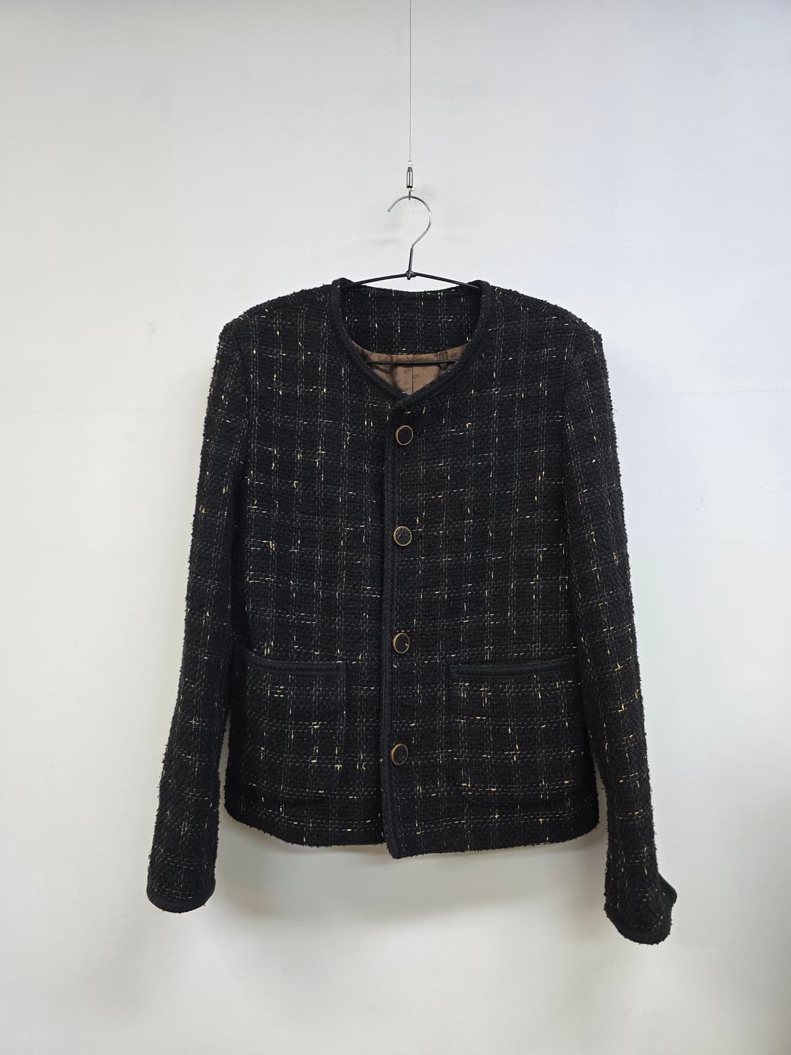 디벨 Dbel 남성 골드 트위드 자켓 블레이져 상품이미지2