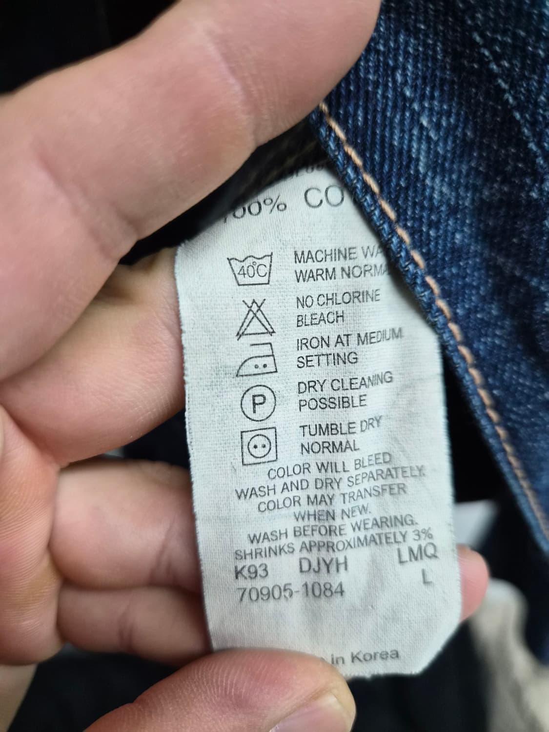 100) 리바이스 70905 타입원 데님자켓 팝니다 상품이미지5