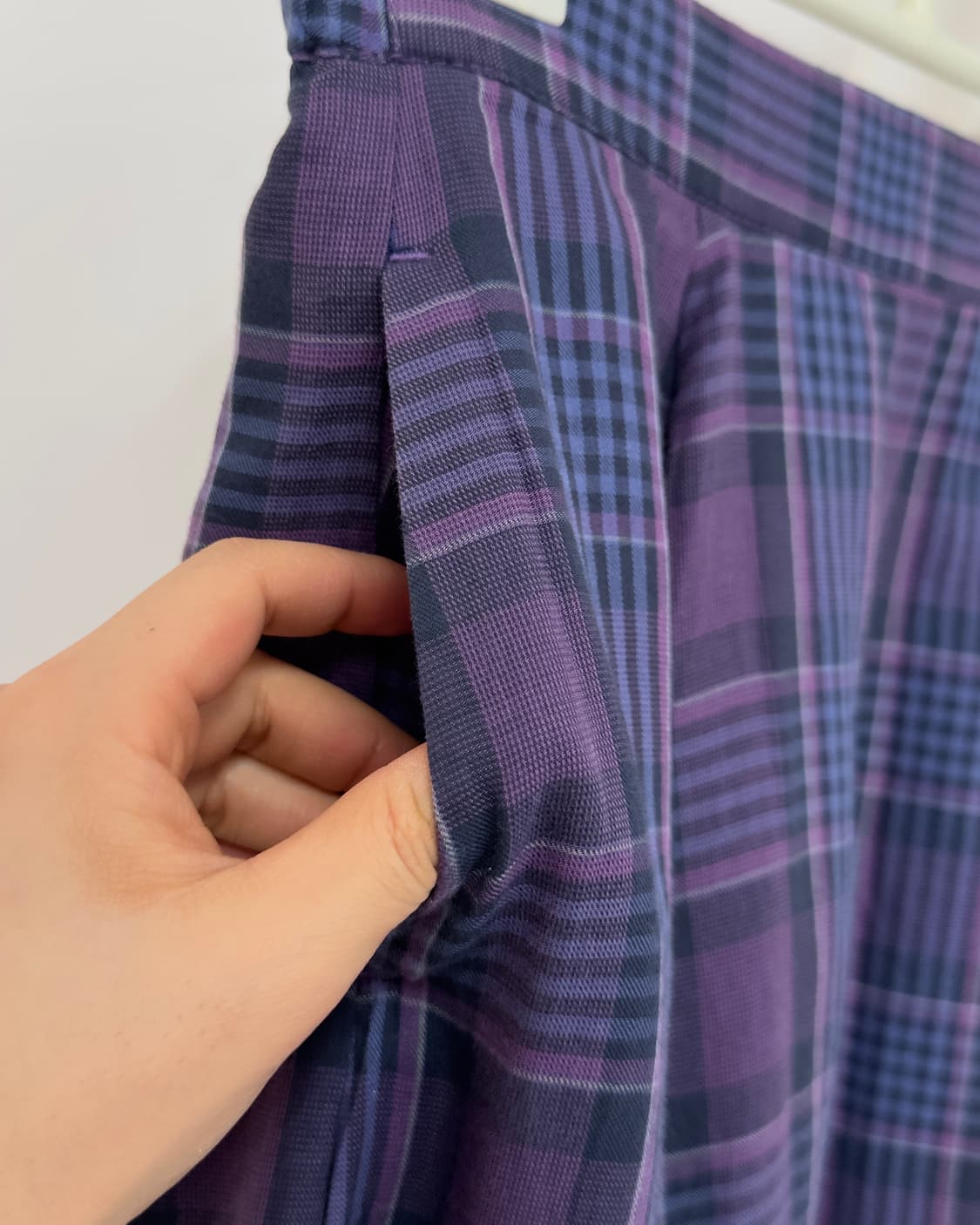 [LUGNONCURE] check long skirt 상품이미지4