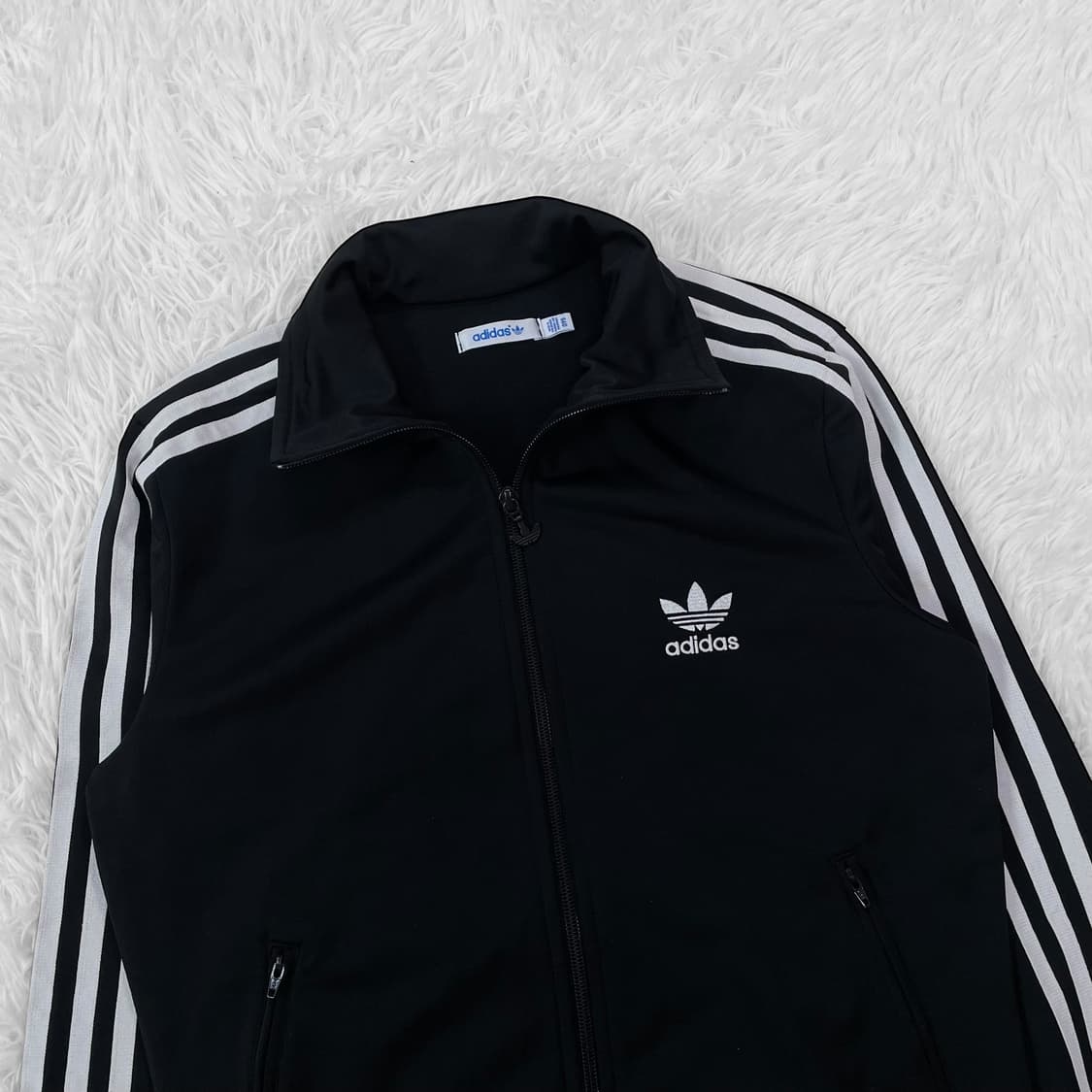 아디다스 파이어버드 트랙탑 져지 블랙 화이트 상품이미지4