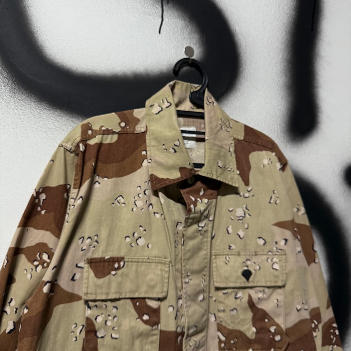 오리지널 USA 밀리터리 BDU 데저트 카모 코튼 롱 자켓 상품이미지3