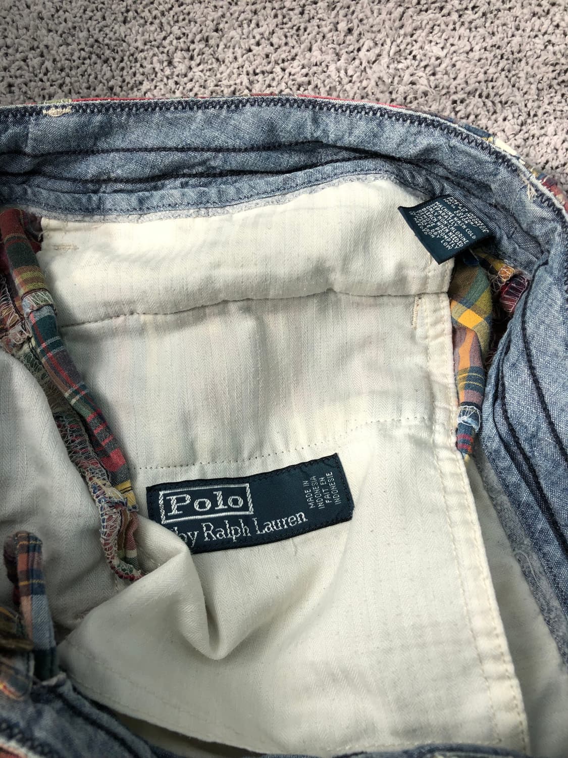 (30% OFF) 폴로 랄프로렌 패치워크 하프 팬츠 상품이미지4