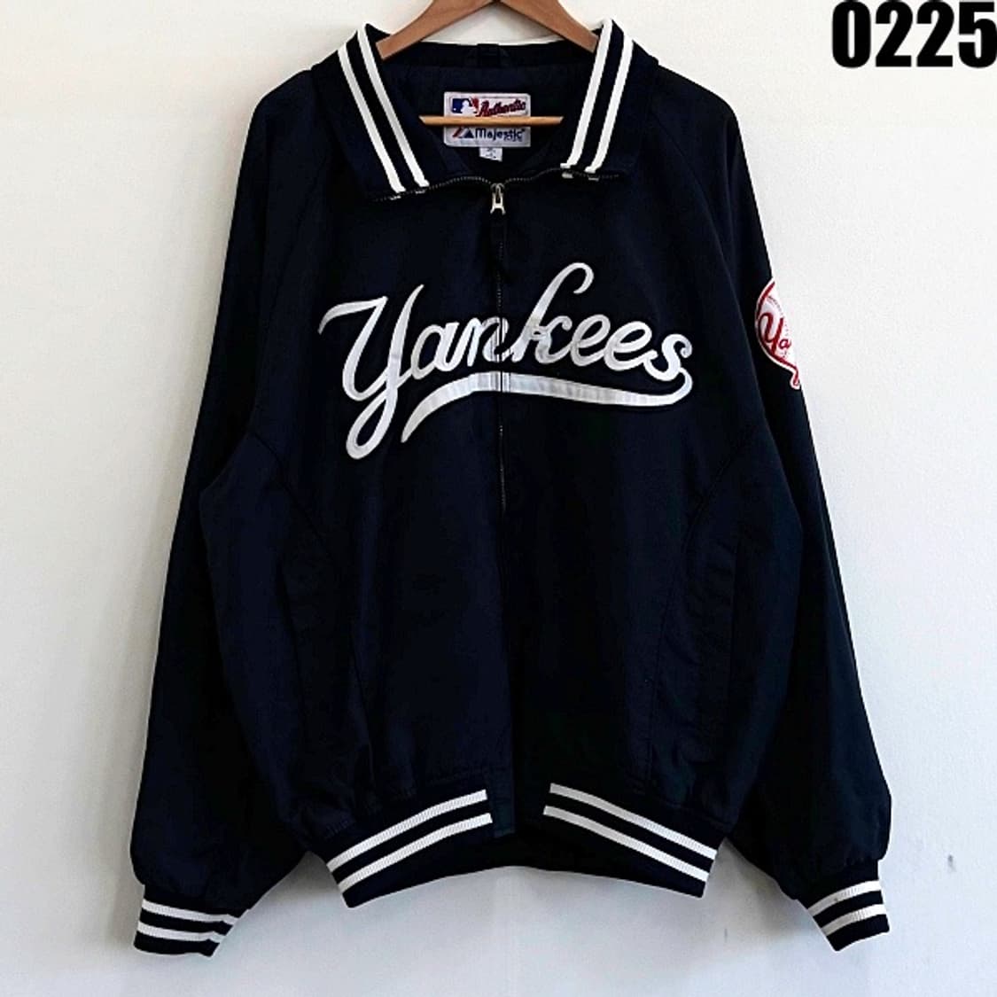마제스틱 어센틱 컬렉션 뉴욕 양키스 집업 자켓 XL  상품이미지1