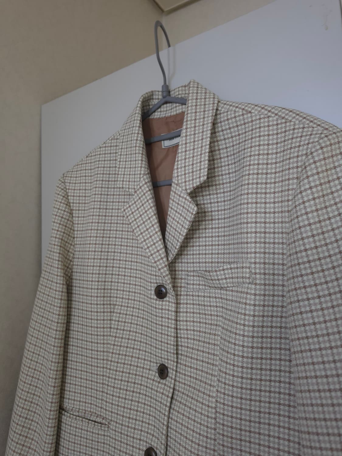 프롬비기닝 체크 자켓 상품이미지2