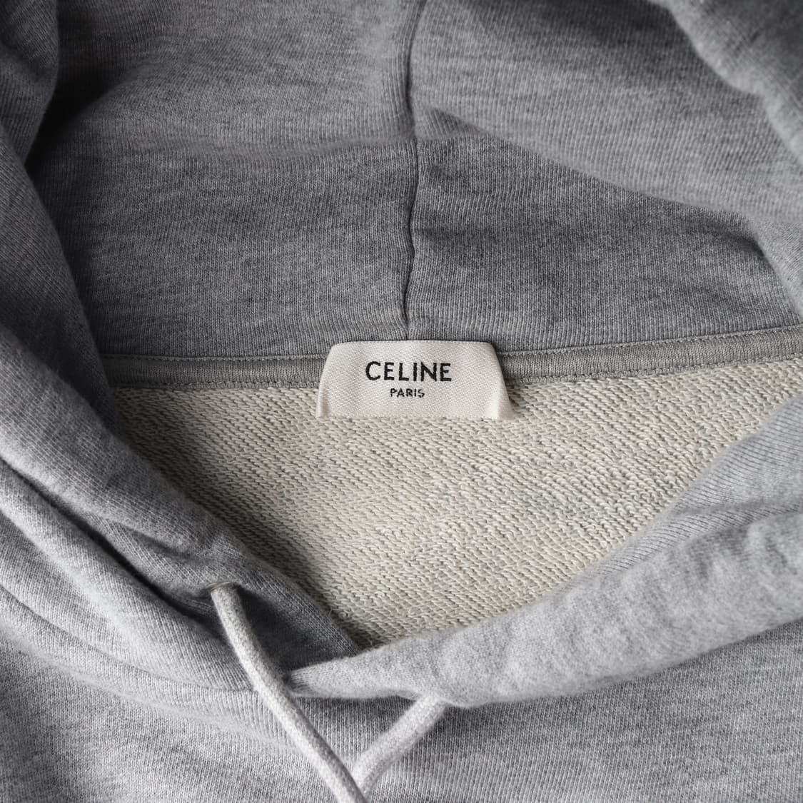 셀린느 로고 16 넘버 코튼 후드티 상품이미지3