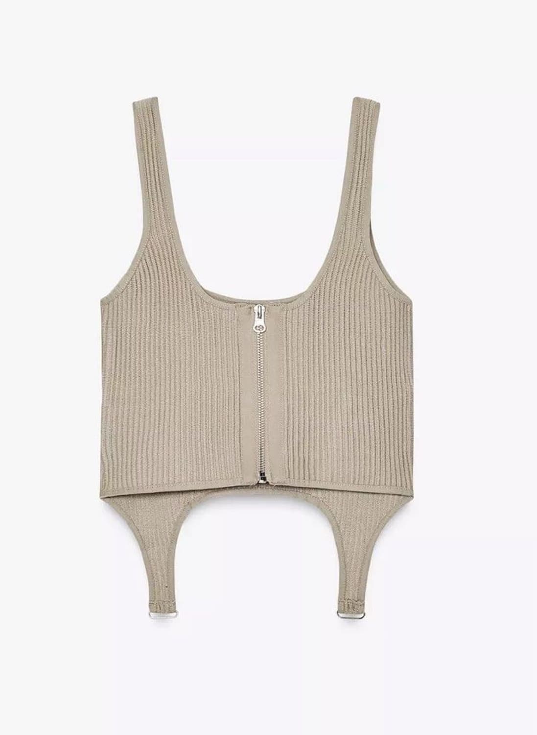 (새상품) ZARA 자라 코르셋 니트탑 상품이미지6
