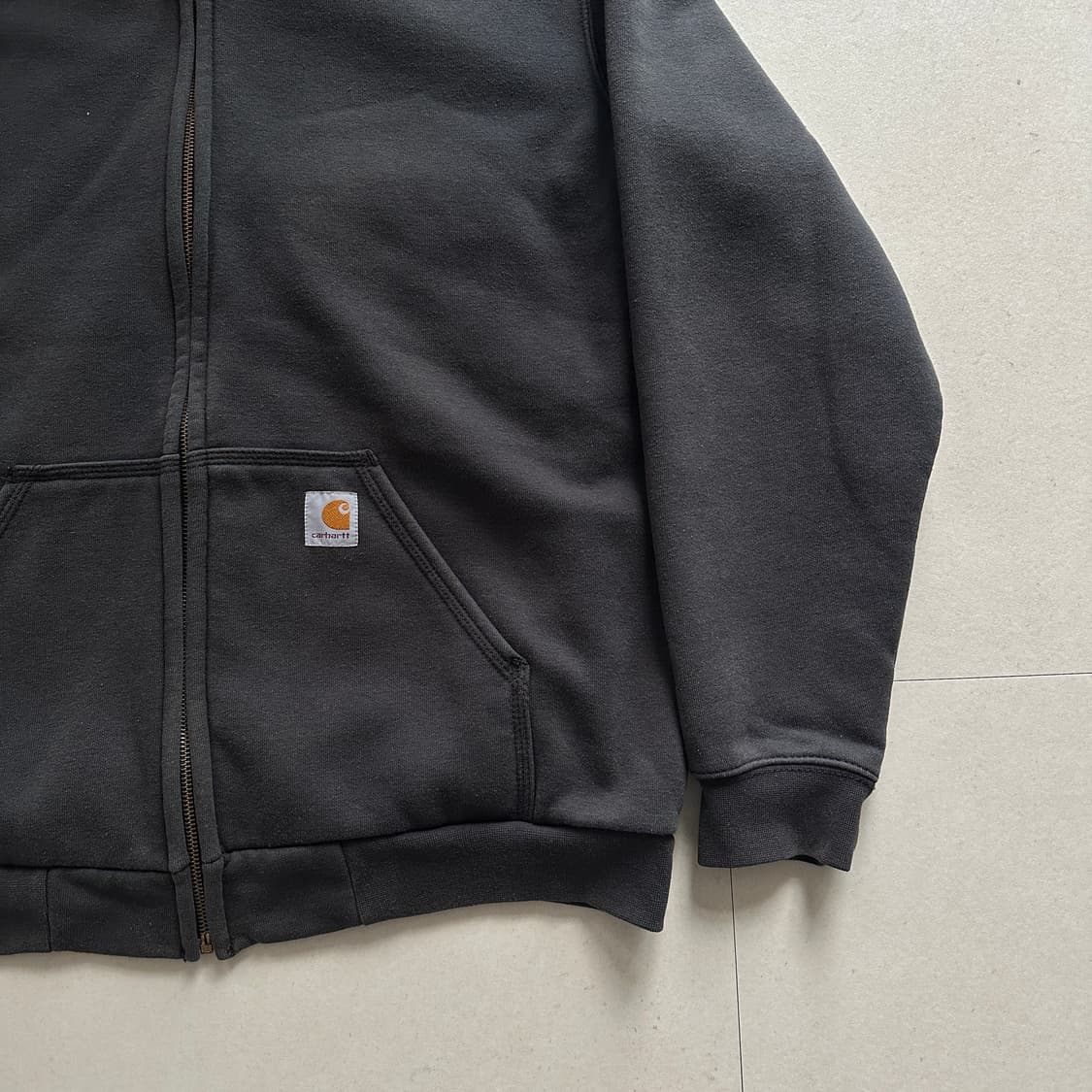 칼하트 레인 디펜더 후드 써멀 집업 블랙 M 상품이미지2