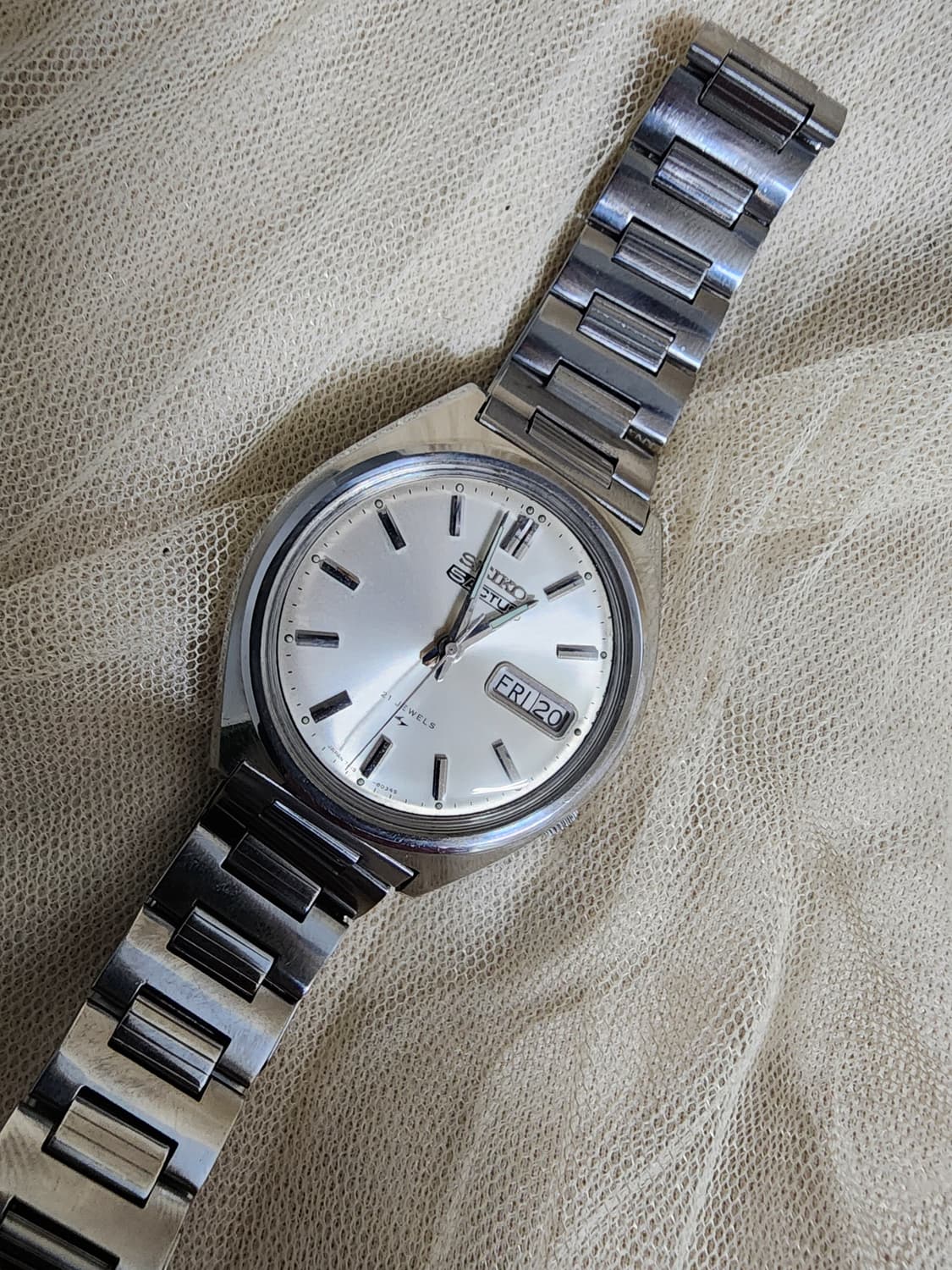 빈티지 세이코 5 액투스 Seiko 5 Actus 오토매틱 시계 상품이미지4