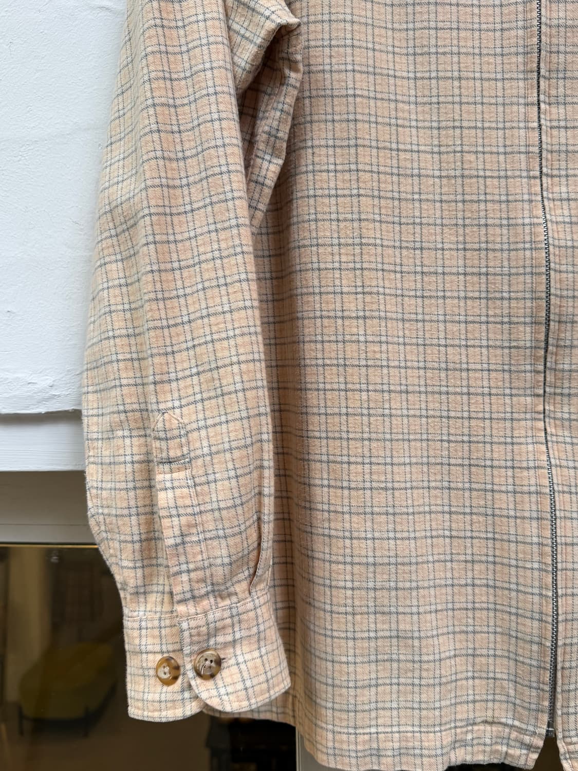 Cubic Measure 체크 셔츠 집업 자켓 L 상품이미지4