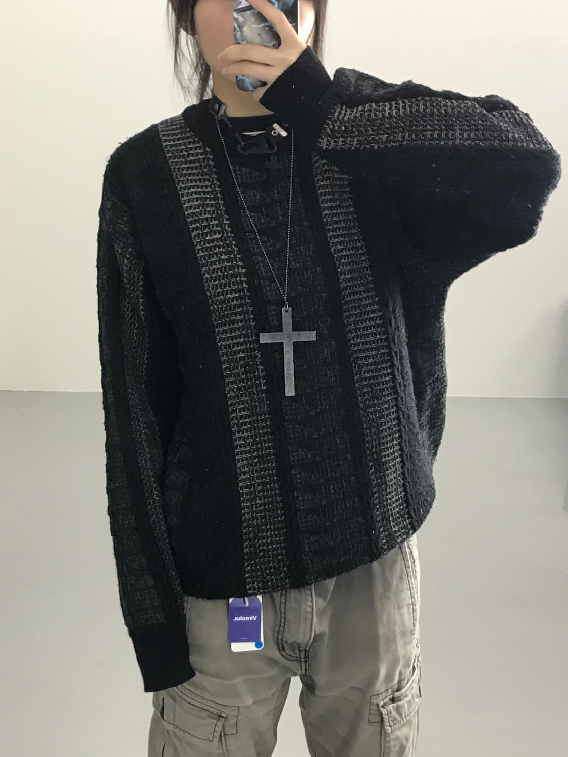  JPN 락시크 디테일 니트 상품이미지2