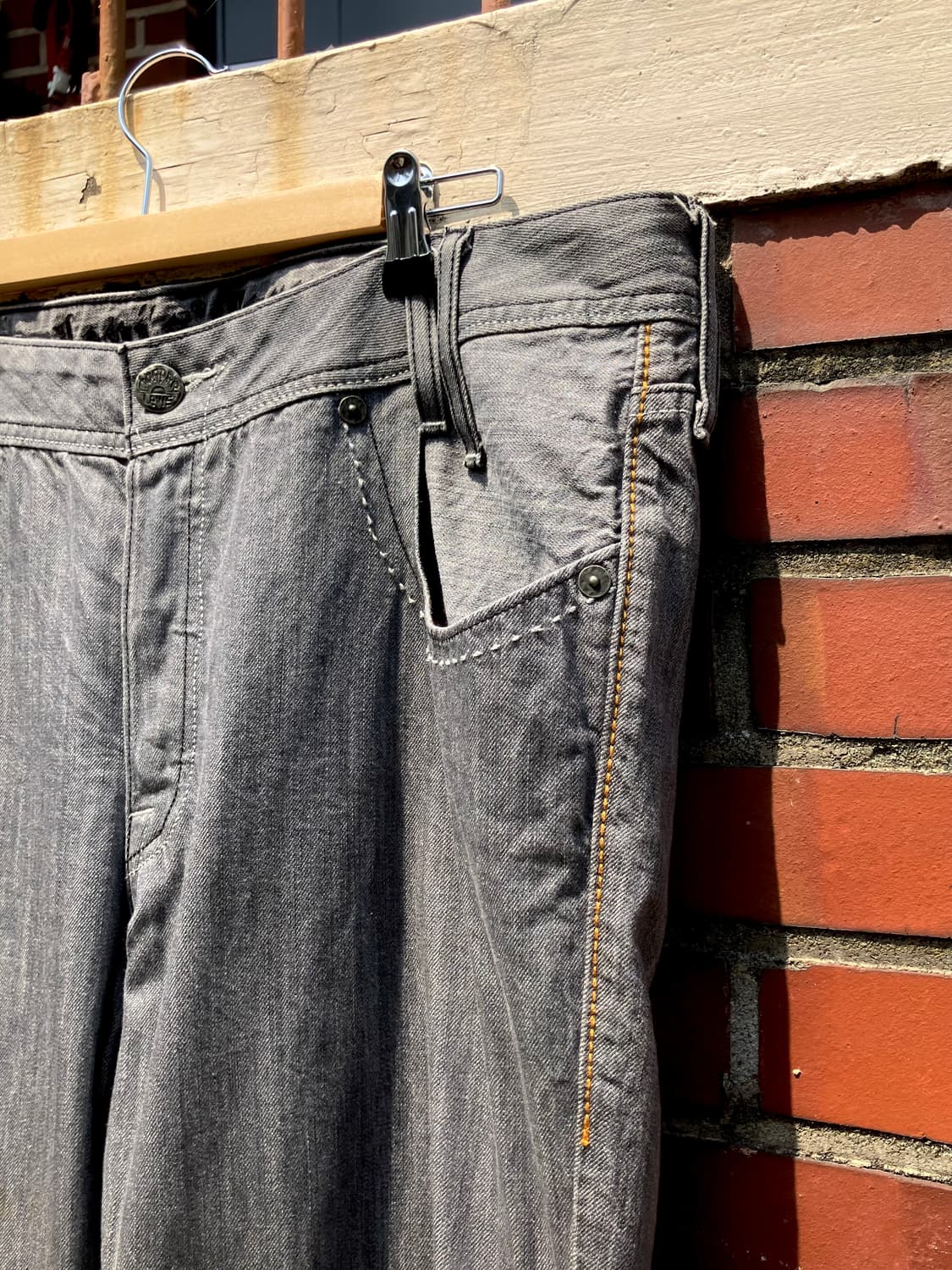 Levi’s chopper 그레이 워싱 데님 팬츠 34 상품이미지2