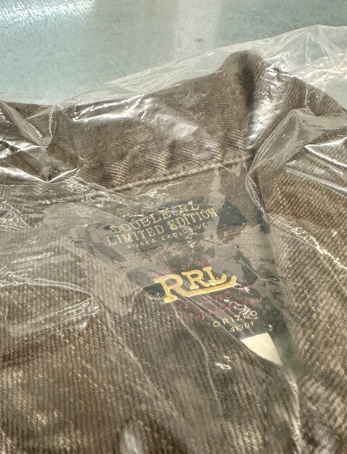 RRL 더블알엘 한국 한정판 LOT 271 브라운 L사이즈 신품 상품이미지1