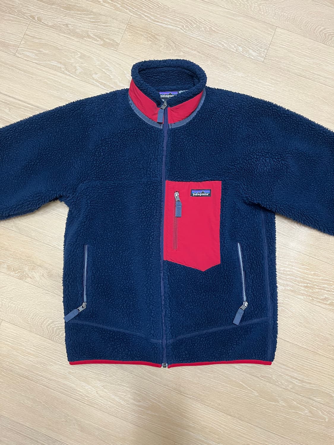 파타고니아 레트로 X 네이비/레드 S 상품이미지2