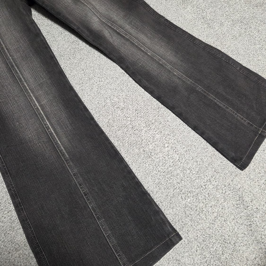 Una Parte 재팬 웨스턴 플레어 데님팬츠 27-28 상품이미지3