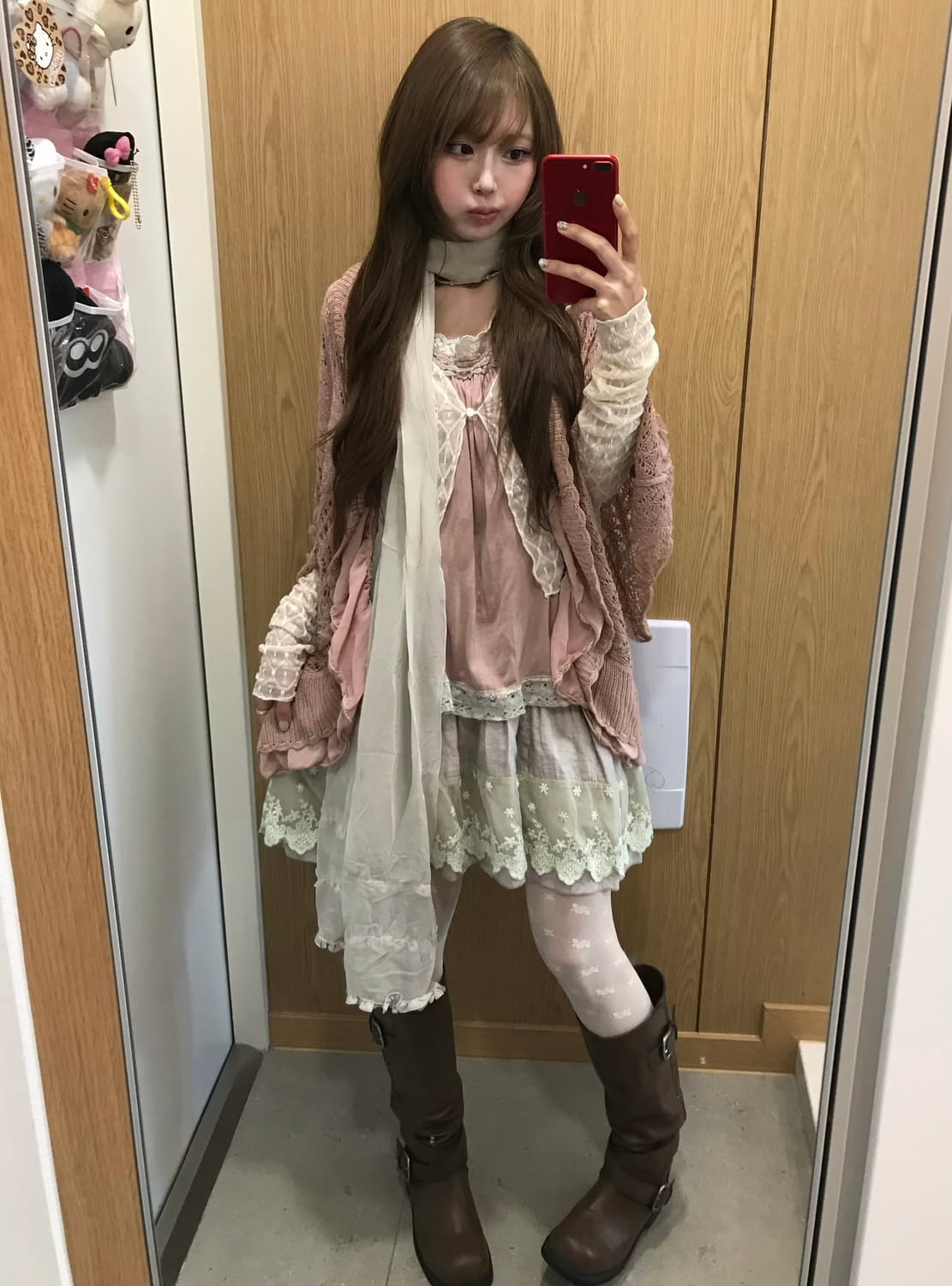 엑시즈팜 핑크 페어리 레이스 오네 코디세트 상품이미지1