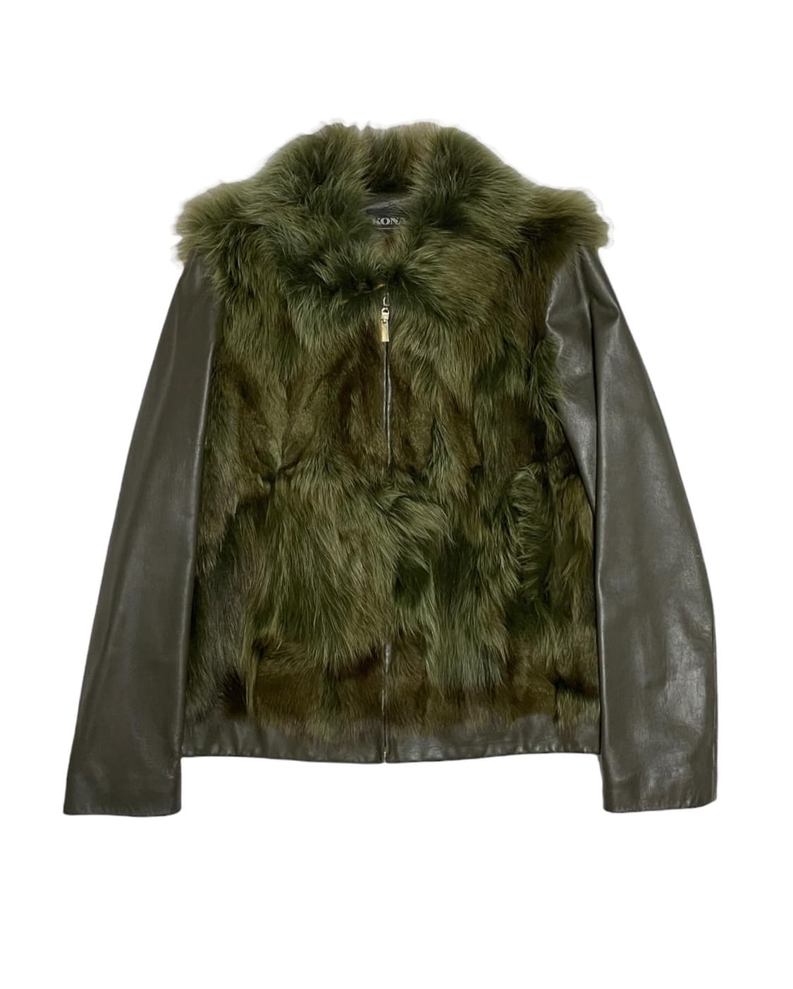 Fox fur leather jacket 상품이미지1