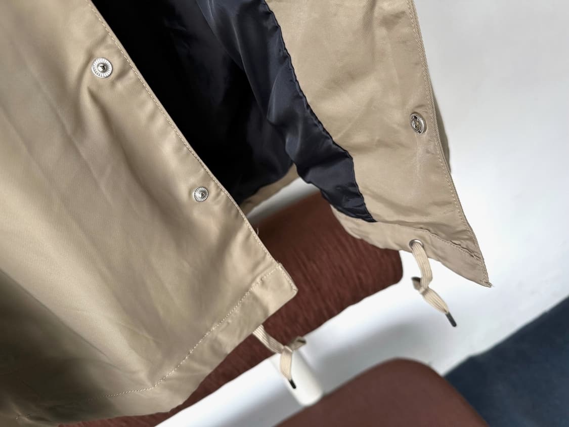 Matt nylon loose coach jacket 상품이미지6