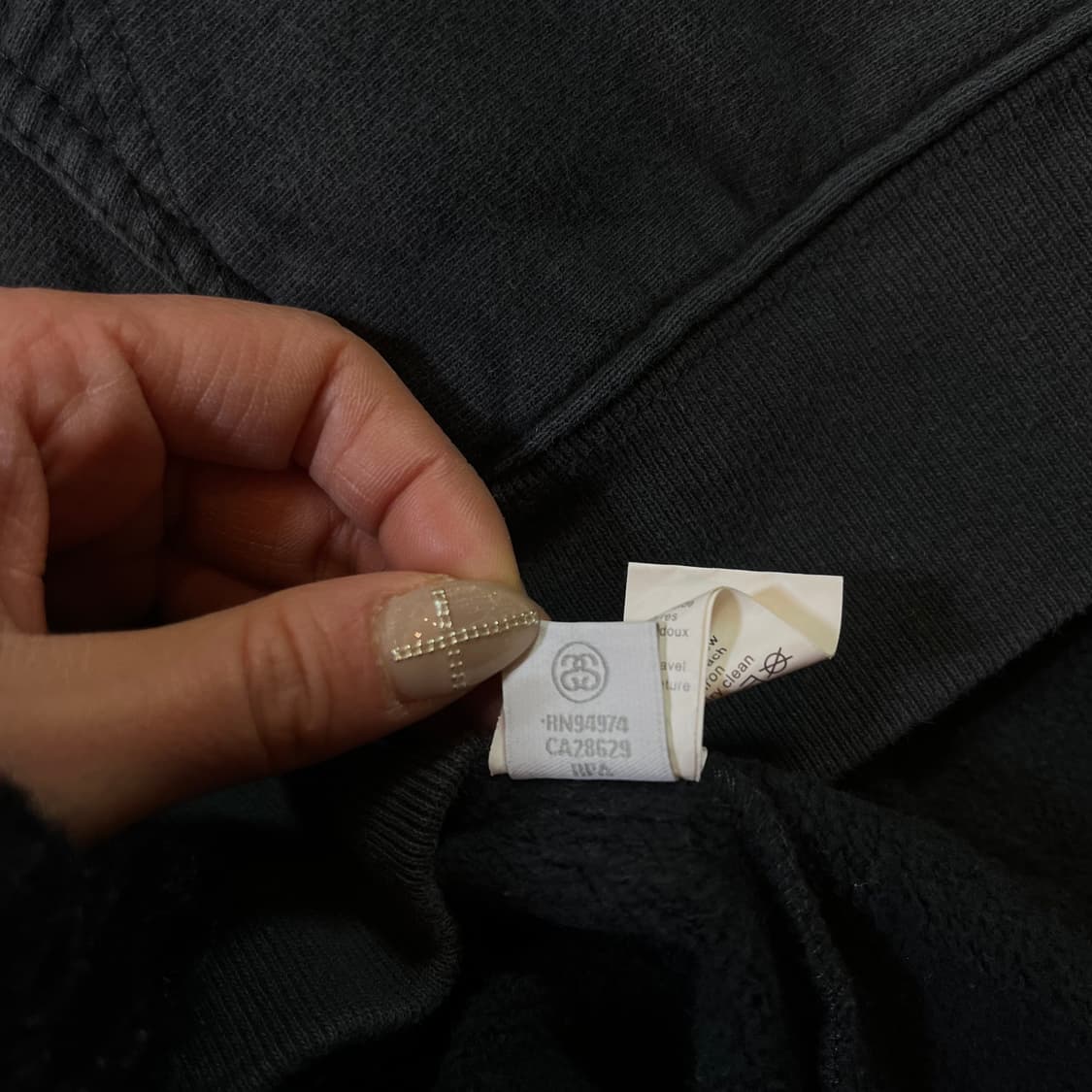 STUSSY 스투시 스몰로고 베이직 후드티 상품이미지6