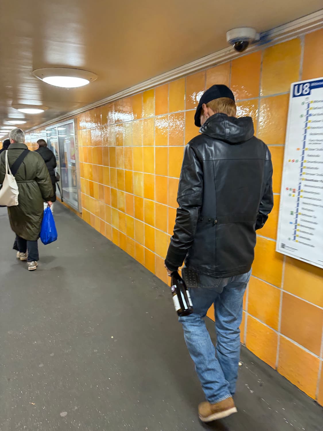 헬무트랭 더블집업 레더 후드 자켓 상품이미지4