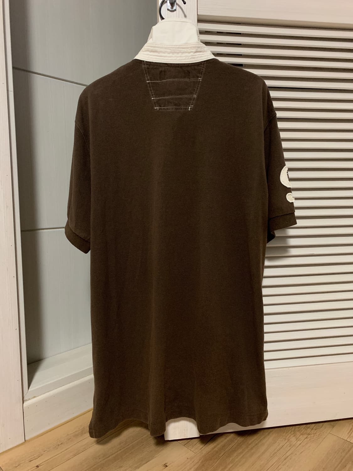 폴로 초코브라운 US방패패치 럭비PK L 상품이미지2