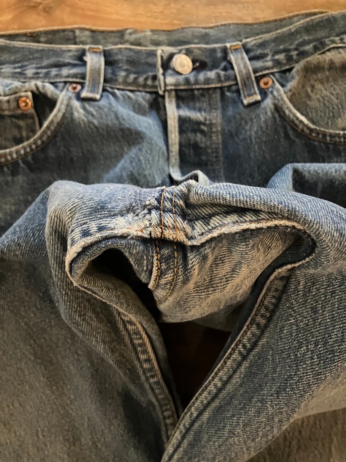 80s USA 빈티지 리바이스 501 데님 팬츠 상품이미지8