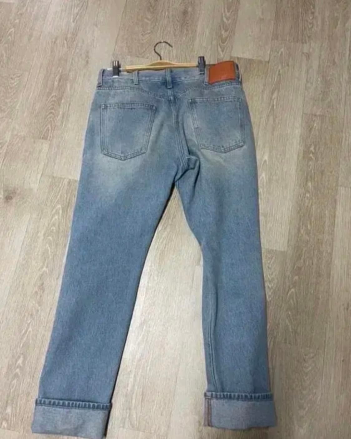 구찌 밑단 웹 디테일 데님 청바지 33사이즈 30인치 상품이미지2