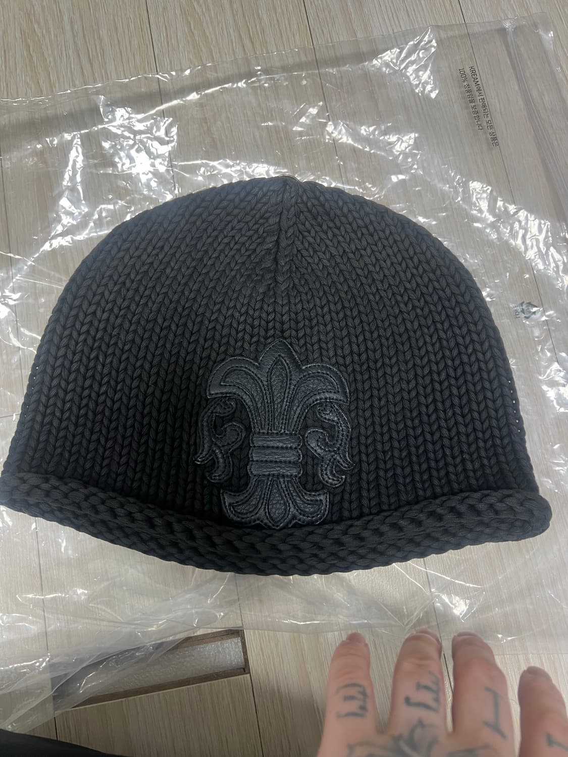 [OS]크롬하츠 플레어 비니 코튼 블랙 상품이미지1