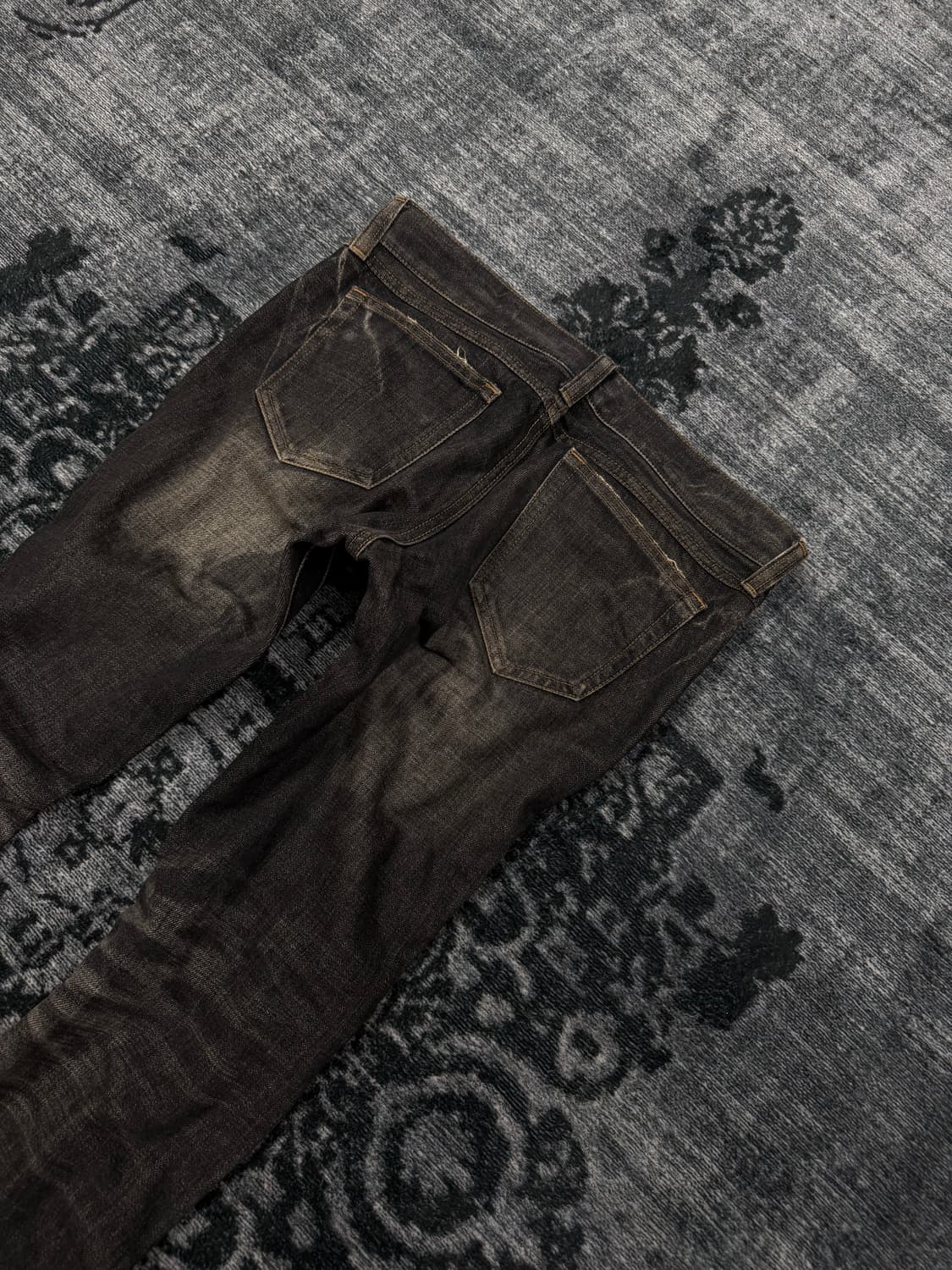 Luv maison 00s archive damaged denim pan 상품이미지8