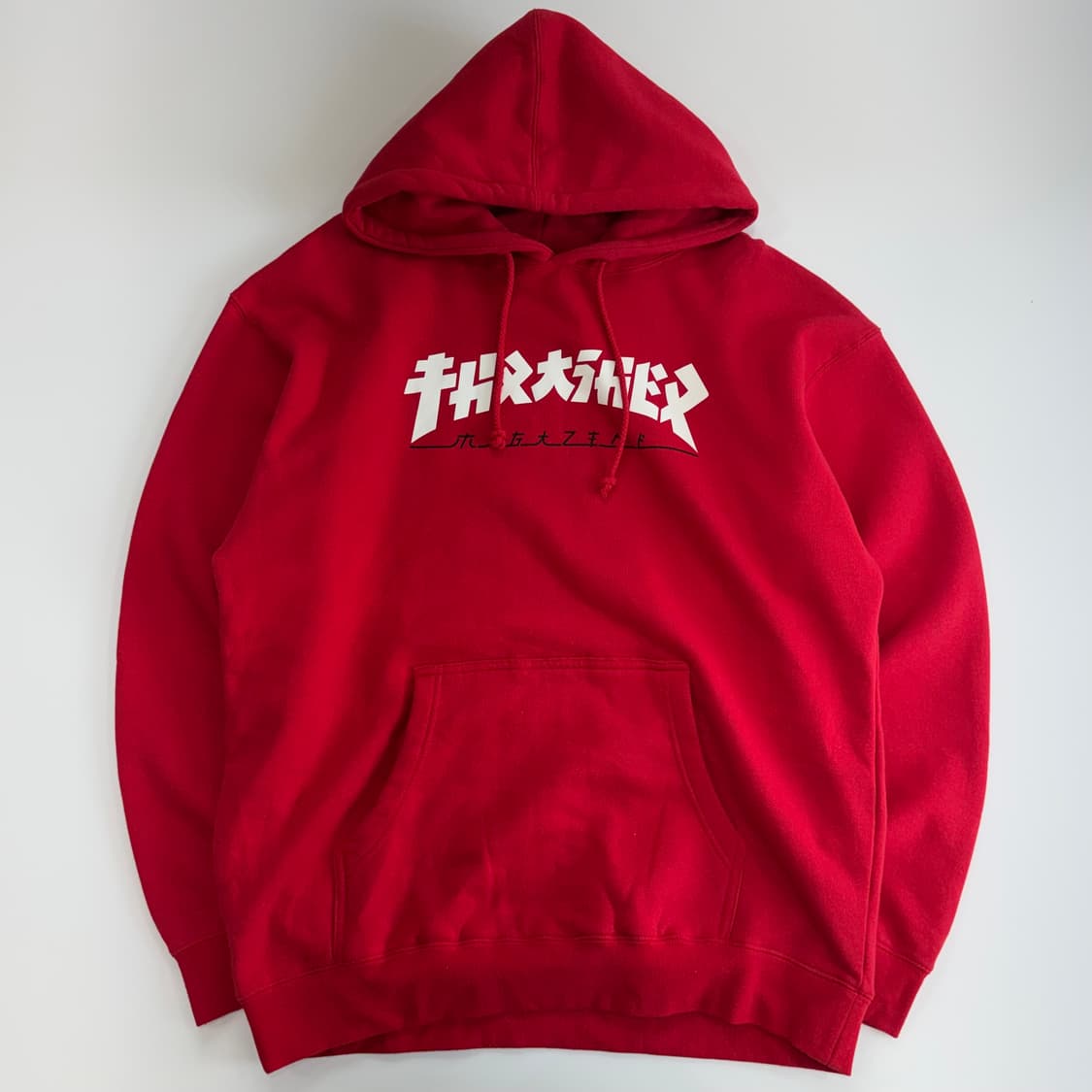 Thrasher 트레셔 레드후드티 상품이미지3
