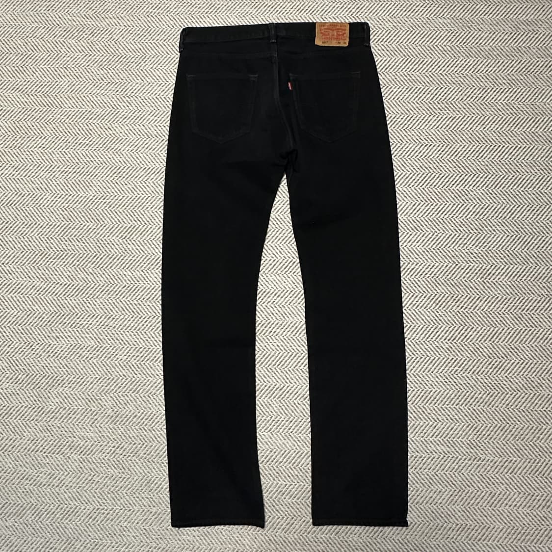 LEVI'S 501 black denim jeans work pants 상품이미지2