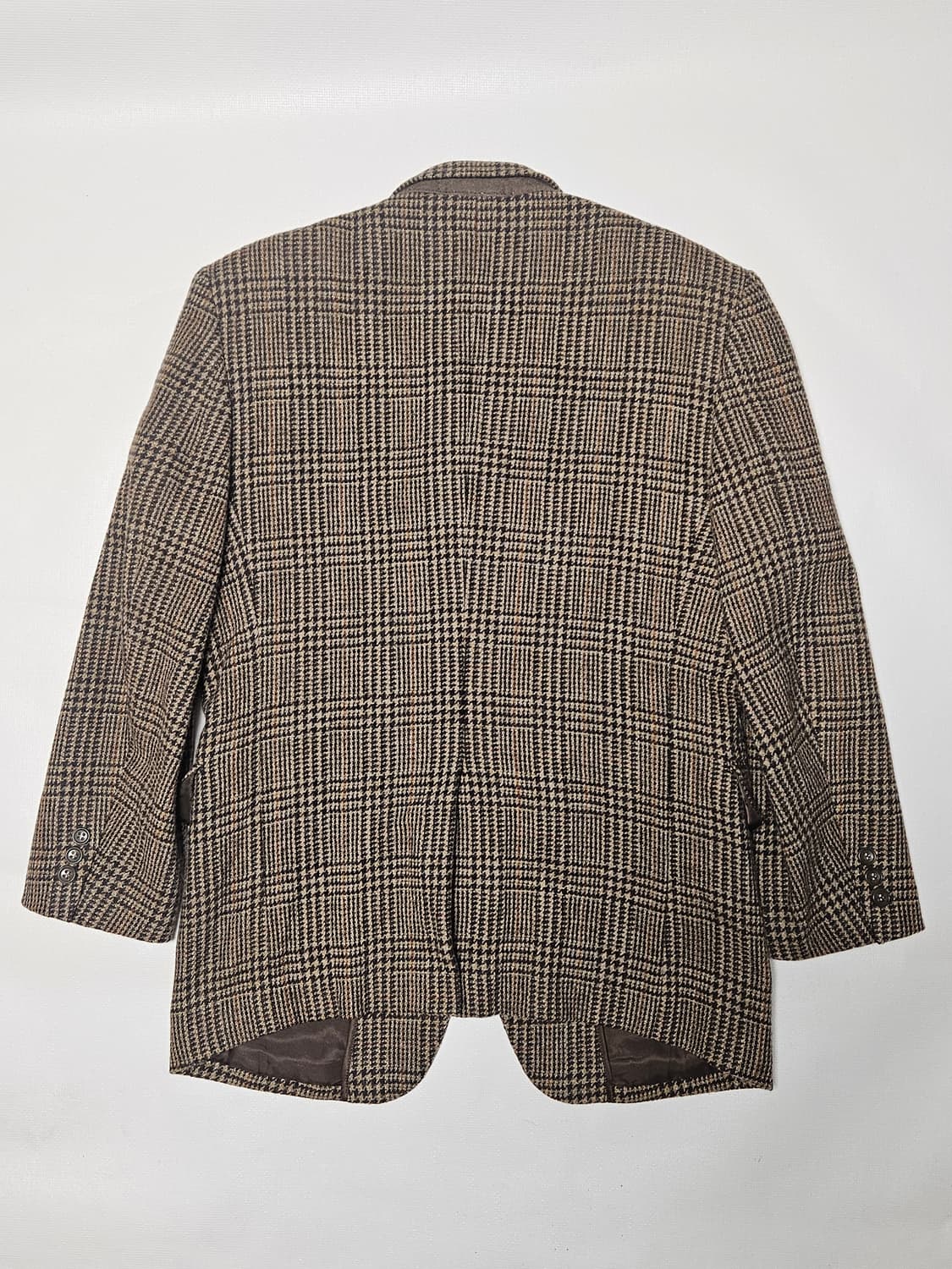 빈티지 체크 모직 자켓 상품이미지4