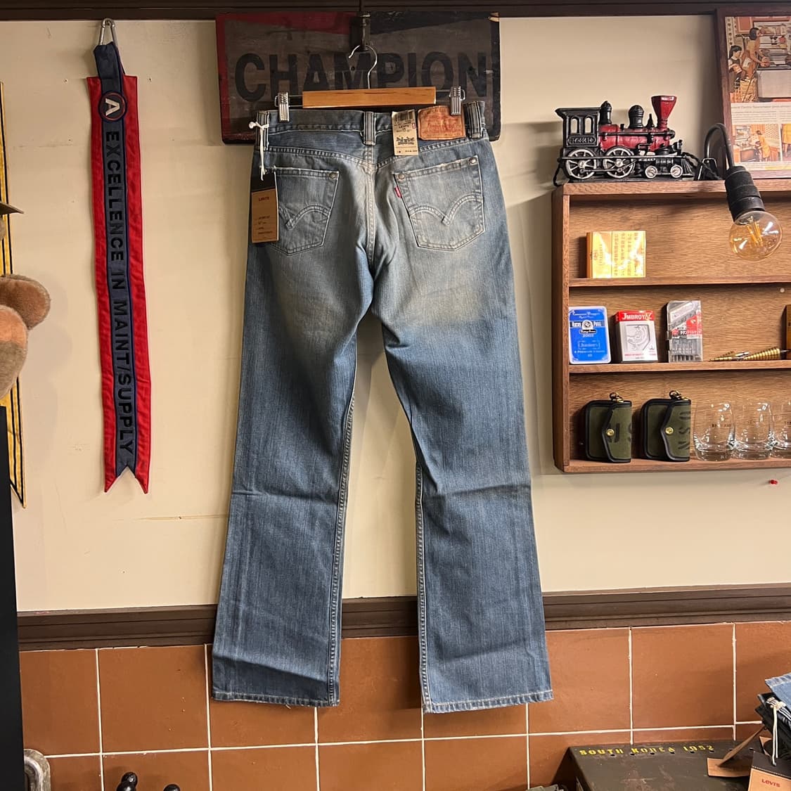 00's 리바이스 527 부츠컷 32 Size Mexico 데드스탁 상품이미지5