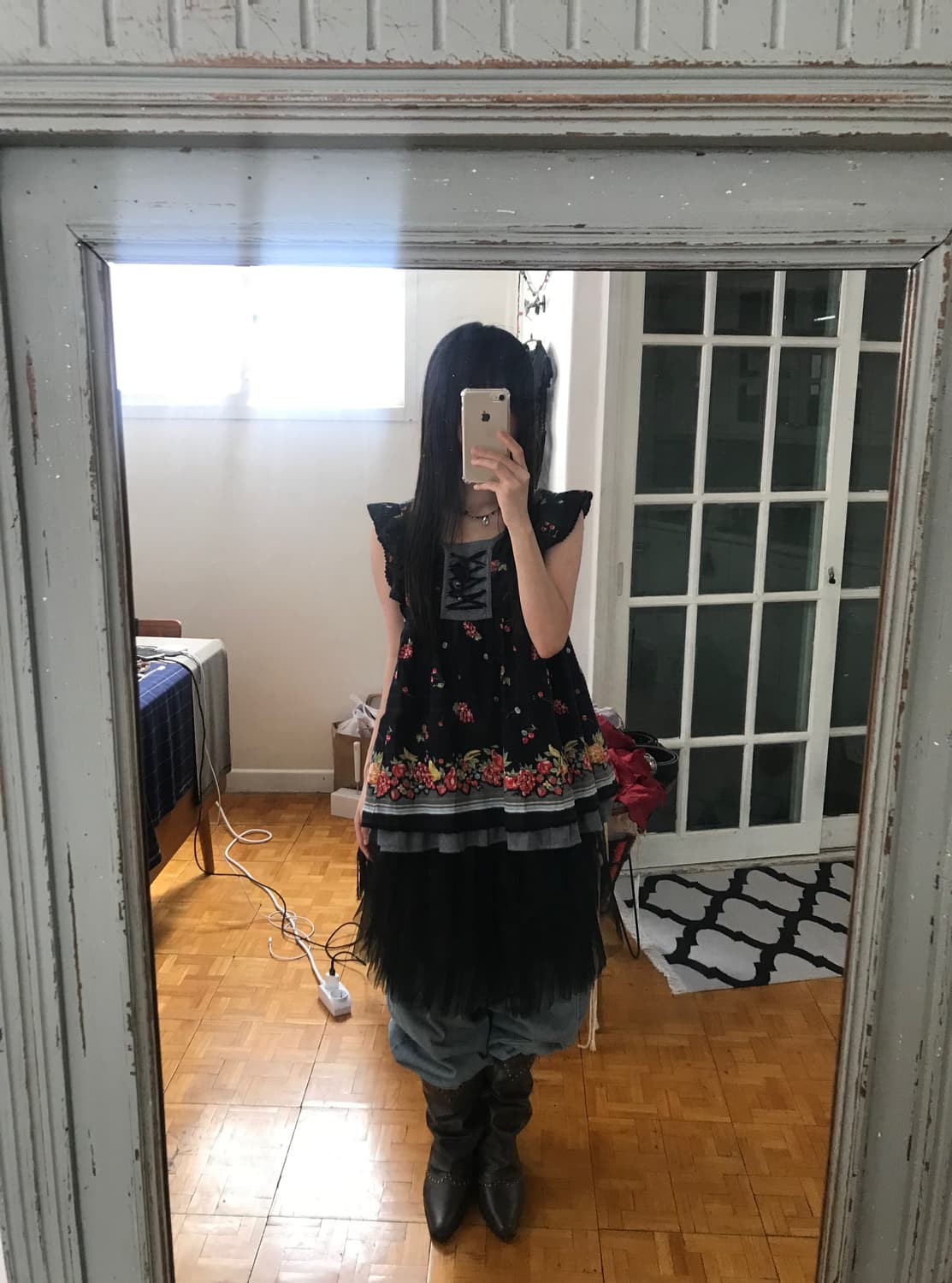 vintage pattern sleeveless 상품이미지6