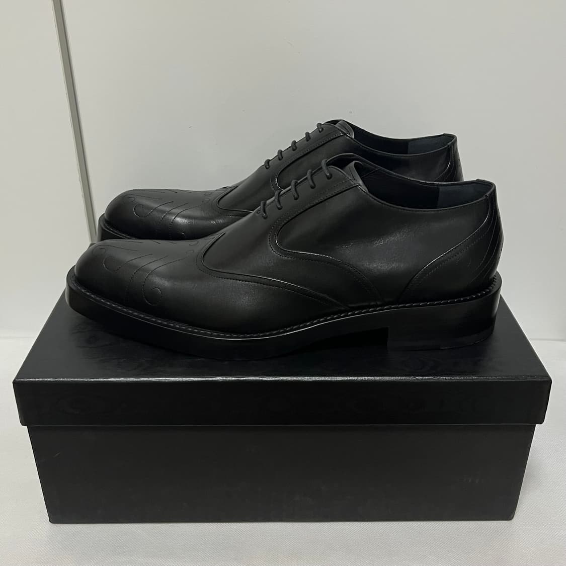 [41,43]드리스반노튼 스티치 옥스포드 더비 슈즈 상품이미지3