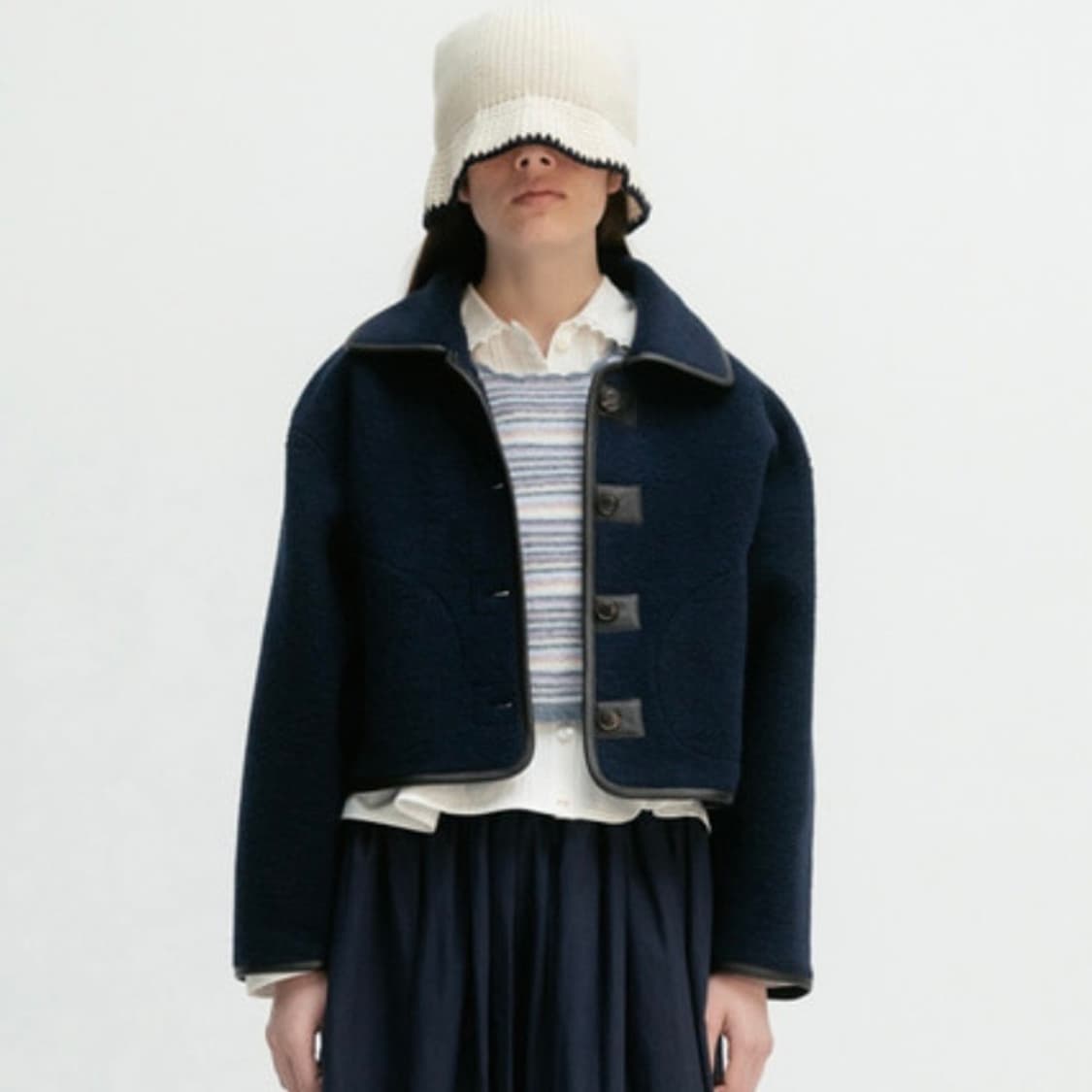 비아플래인 크롭 자켓 상품이미지2